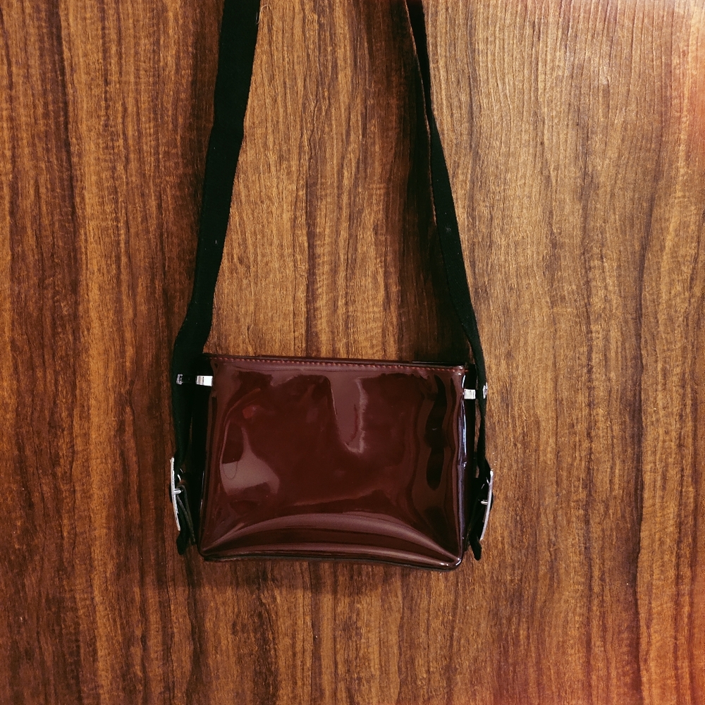 Satchel bag red solid sling bag... - Picture 13 of 17